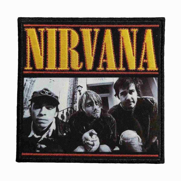 画像1: Nirvana アイロンパッチ／ワッペン ニルヴァーナ London Photo (1)