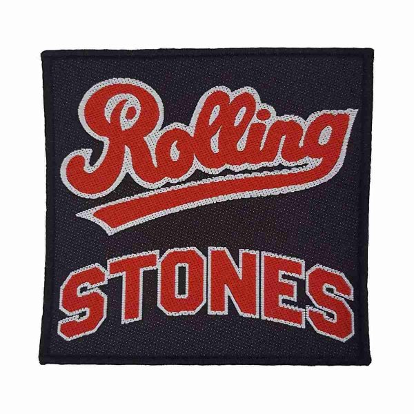 画像1: The Rolling Stones アイロンパッチ／ワッペン ザ・ローリング・ストーンズ Team Logo Square (1)