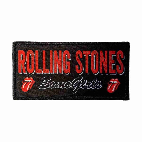 画像1: The Rolling Stones パッチ／ワッペン ザ・ローリング・ストーンズ Some Girls Logo (1)