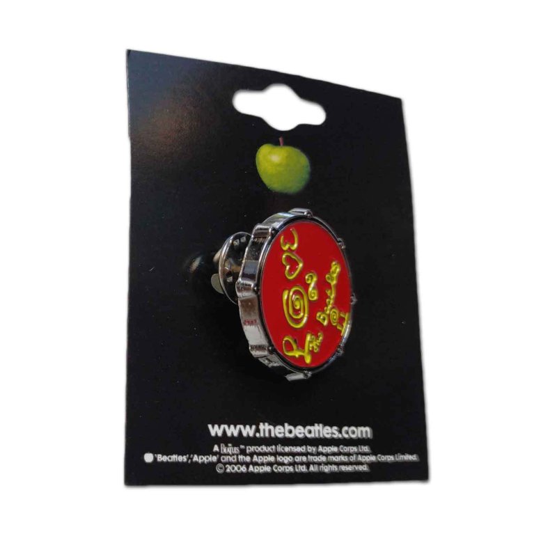画像3: The Beatles メタルピンバッジ ザ・ビートルズ Drum Love Logo
