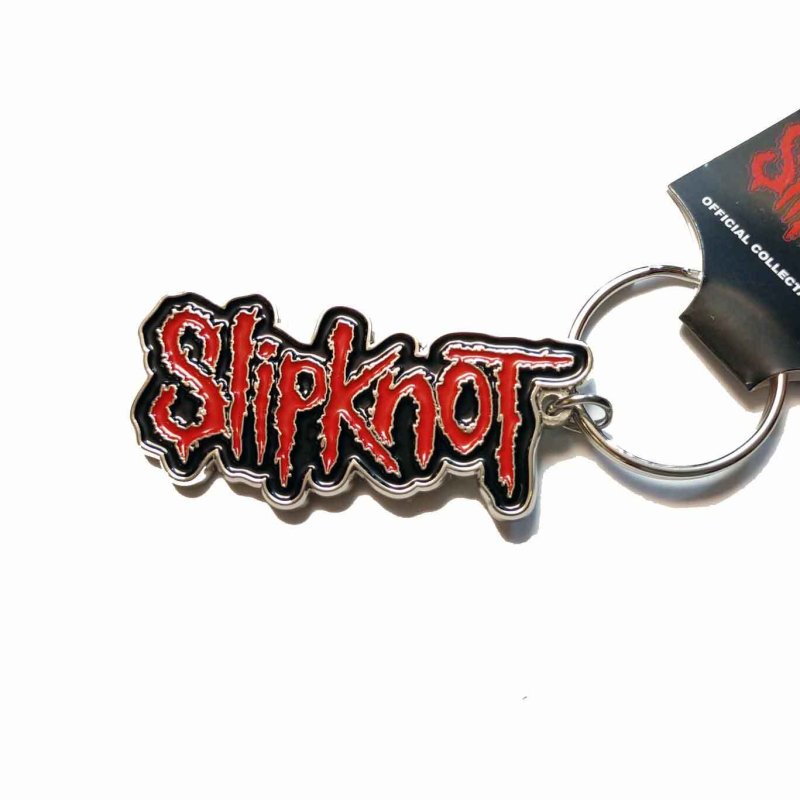 Slipknot メタルキーホルダー キーチェーン スリップノット Red Logo