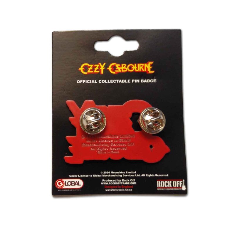 画像2: Ozzy Osbourne メタルピンバッジ オジー・オズボーン Stacked Logo
