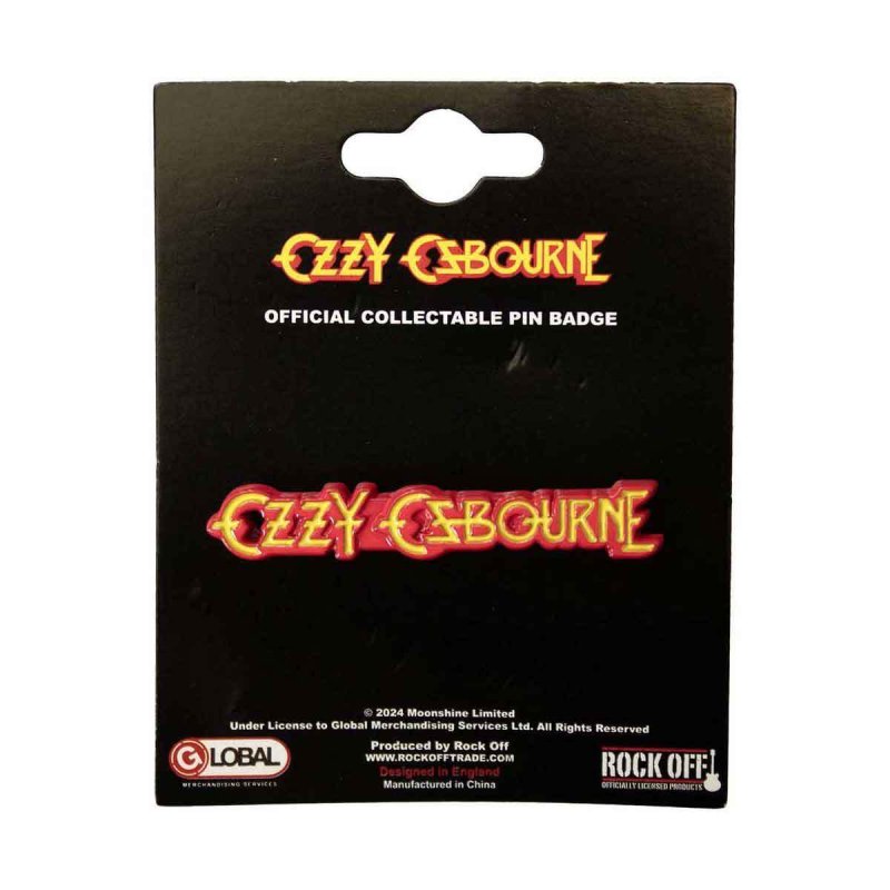 画像1: Ozzy Osbourne メタルピンバッジ オジー・オズボーン Logo