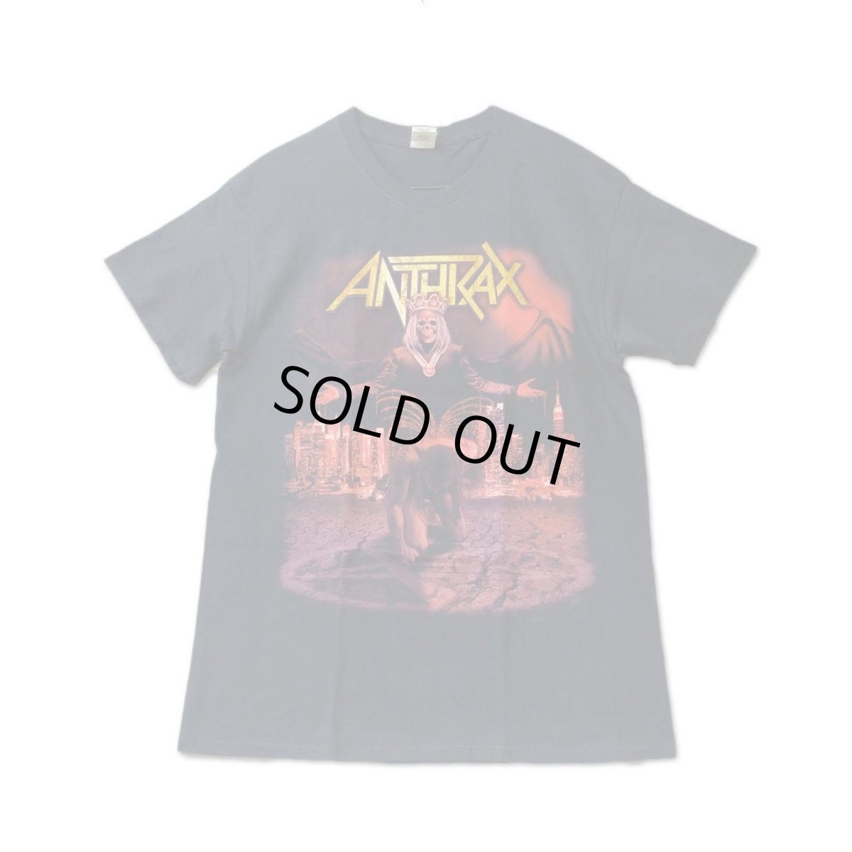 画像1: Anthrax バンドTシャツ アンスラックス Bloody Wings Tour 2016 [Back Print] (1)