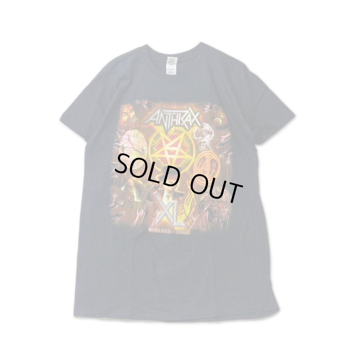 画像1: Anthrax バンドTシャツ アンスラックス Back To Life Tour 2021 [Back Print] (1)