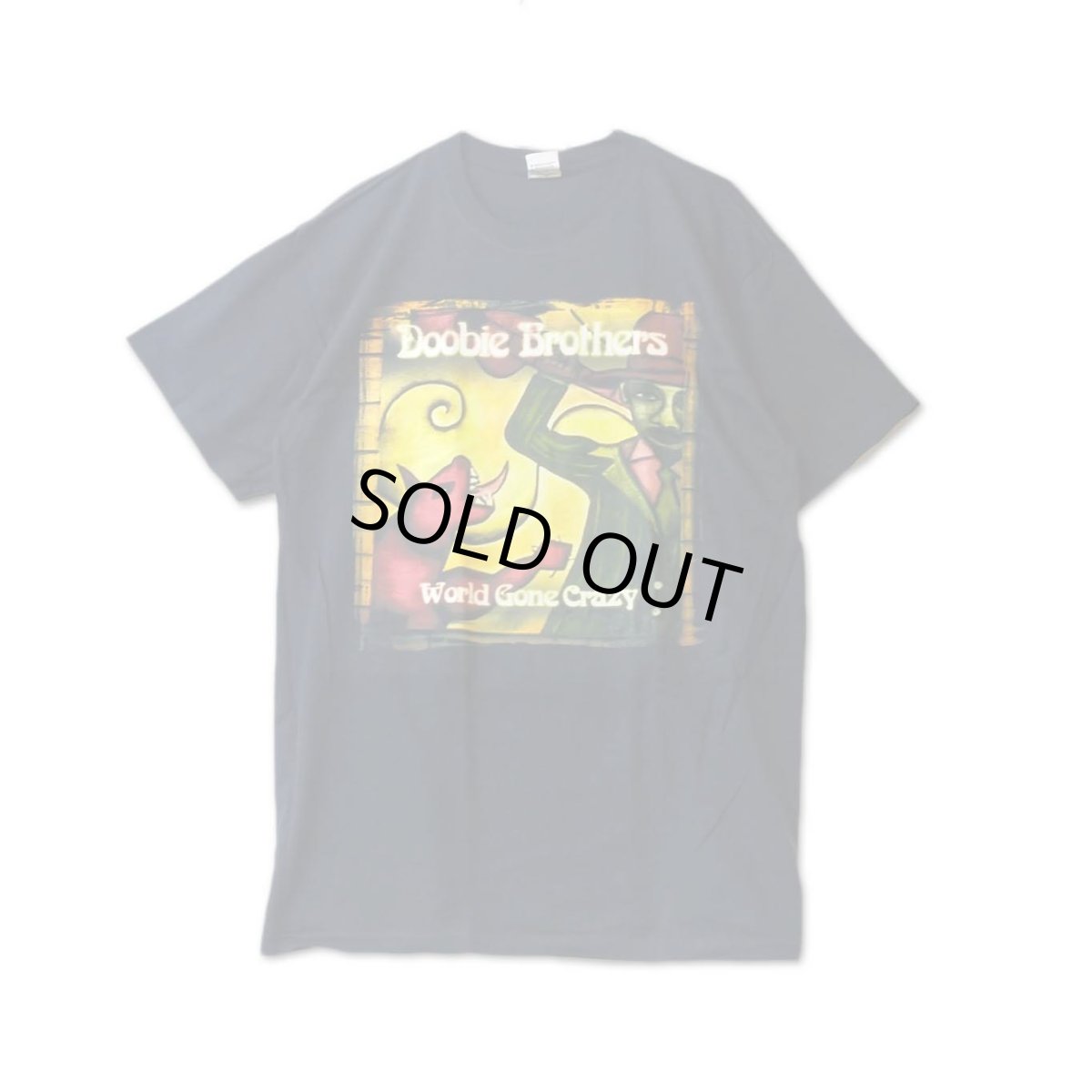 画像1: Doobie Brothers バンドTシャツ ドゥービー・ブラザーズ World Gone Crazy 2010 Tour [Back Print] (1)
