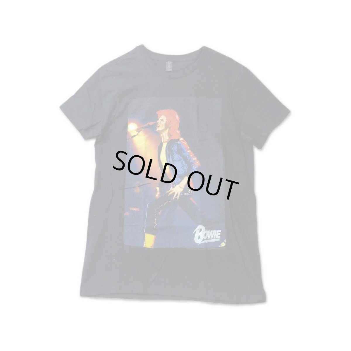 画像1: David Bowie Tシャツ デヴィッド・ボウイ Mick Rock Blurry Photo (1)