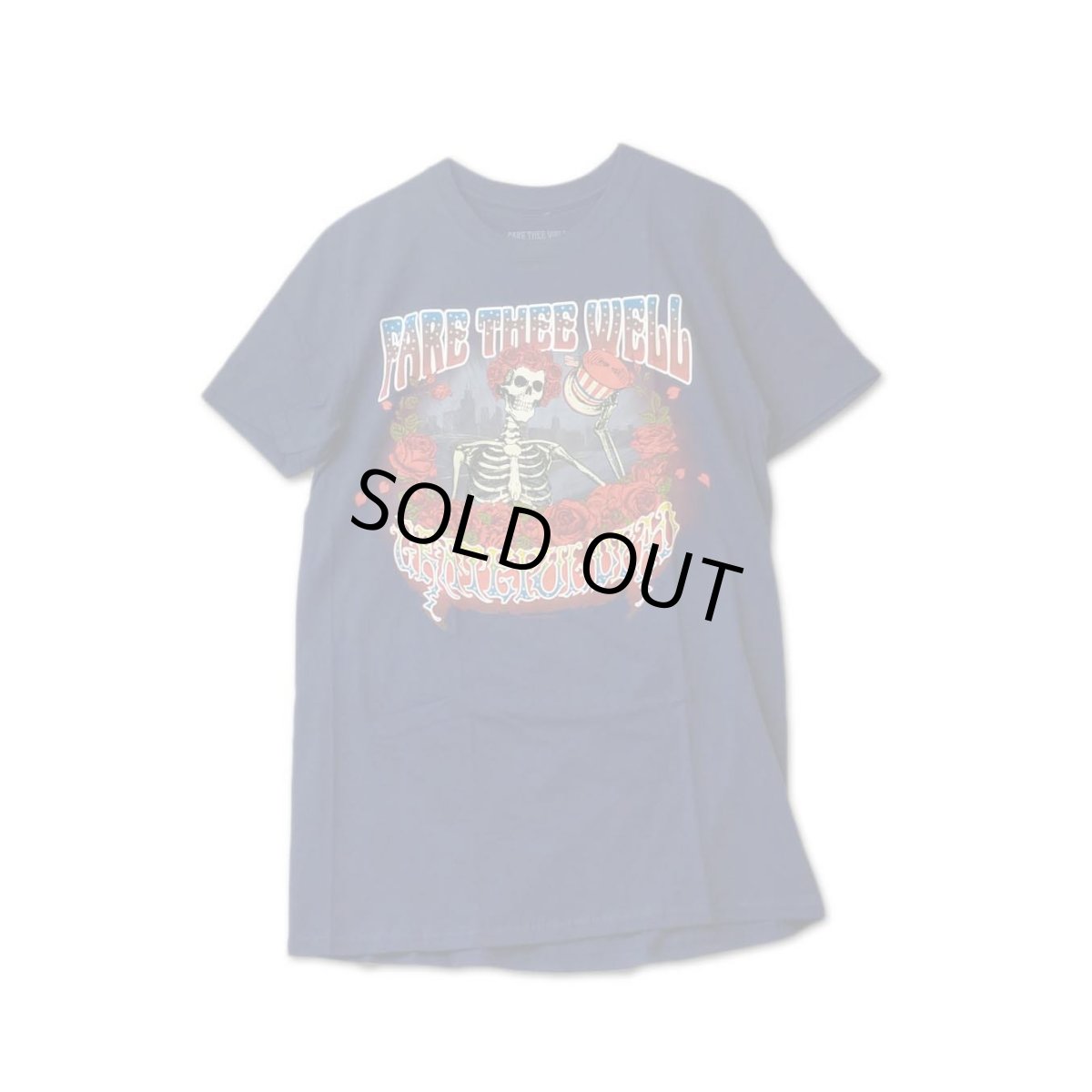 画像1: Grateful Dead バンドTシャツ グレイトフル・デッド Fare Thee Well 2015 Tour [Back Print] (1)