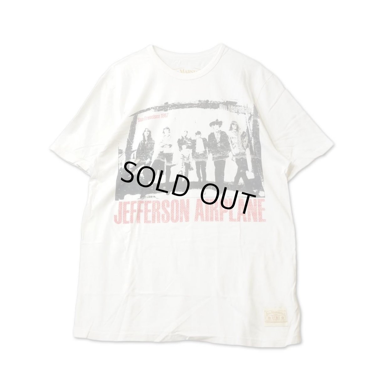 画像1: Jefferson Airplane バンドTシャツ ジェファーソン・エアプレイン San Francisco 1967 NATURAL (1)