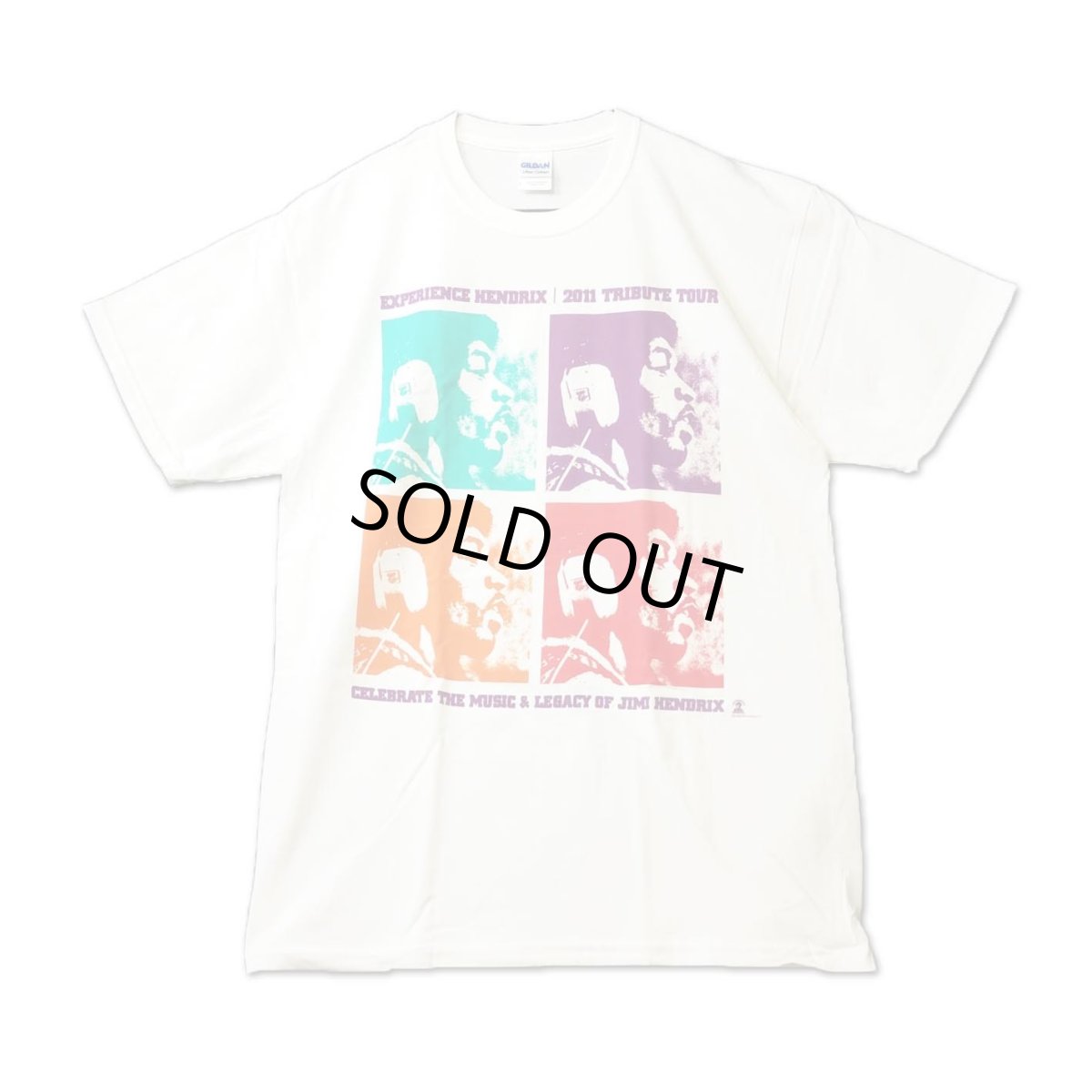 画像1: Jimi Hendrix Tシャツ ジミ・ヘンドリックス 2011 Tribute Tour [Back Print] (1)