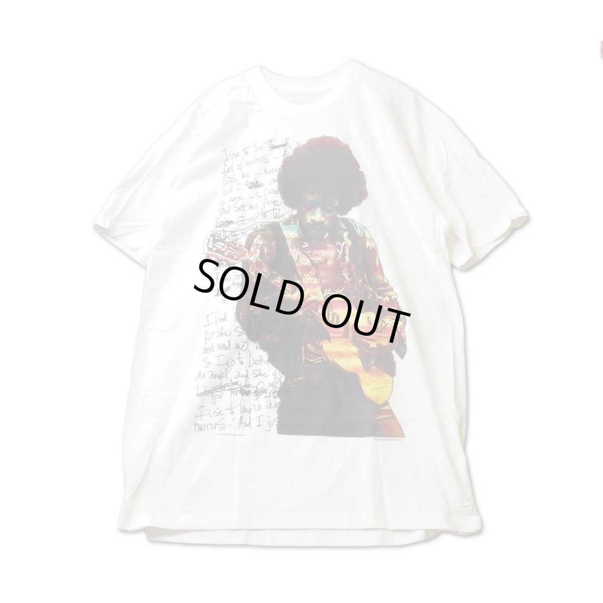 画像1: Jimi Hendrix Tシャツ ジミ・ヘンドリックス Handwritten (1)