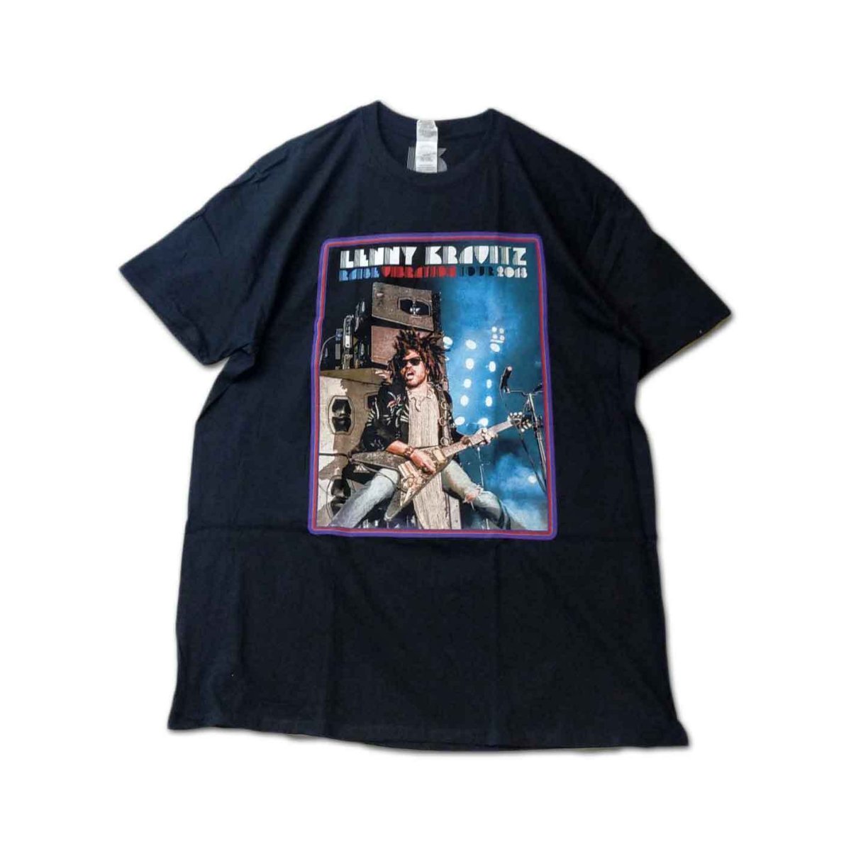 画像1: Lenny Kravitz Tシャツ レニー・クラヴィッツ Rise Vibration Tour 2018 [Back Print] (1)