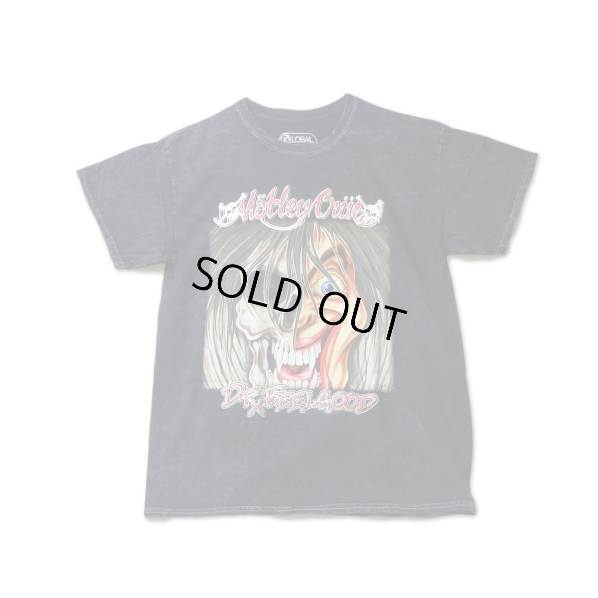 画像1: Motley Crue バンドTシャツ モトリー・クルー Crash & Burn Stonewash [Back Print] (1)