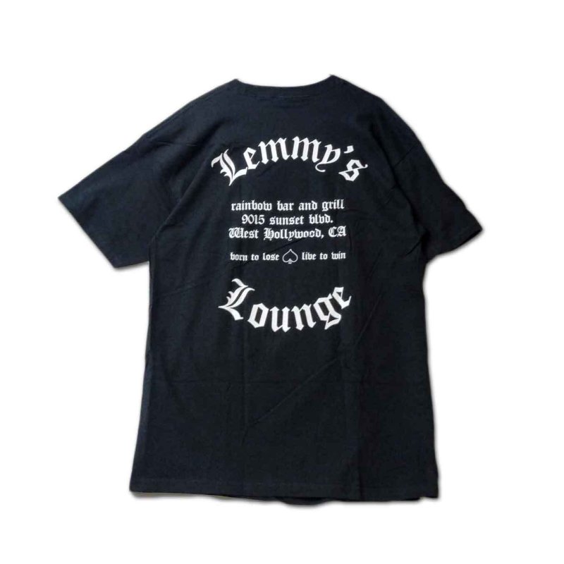 画像1: Motorhead バンドTシャツ モーターヘッド Lemmy's Lounge [Back Print]
