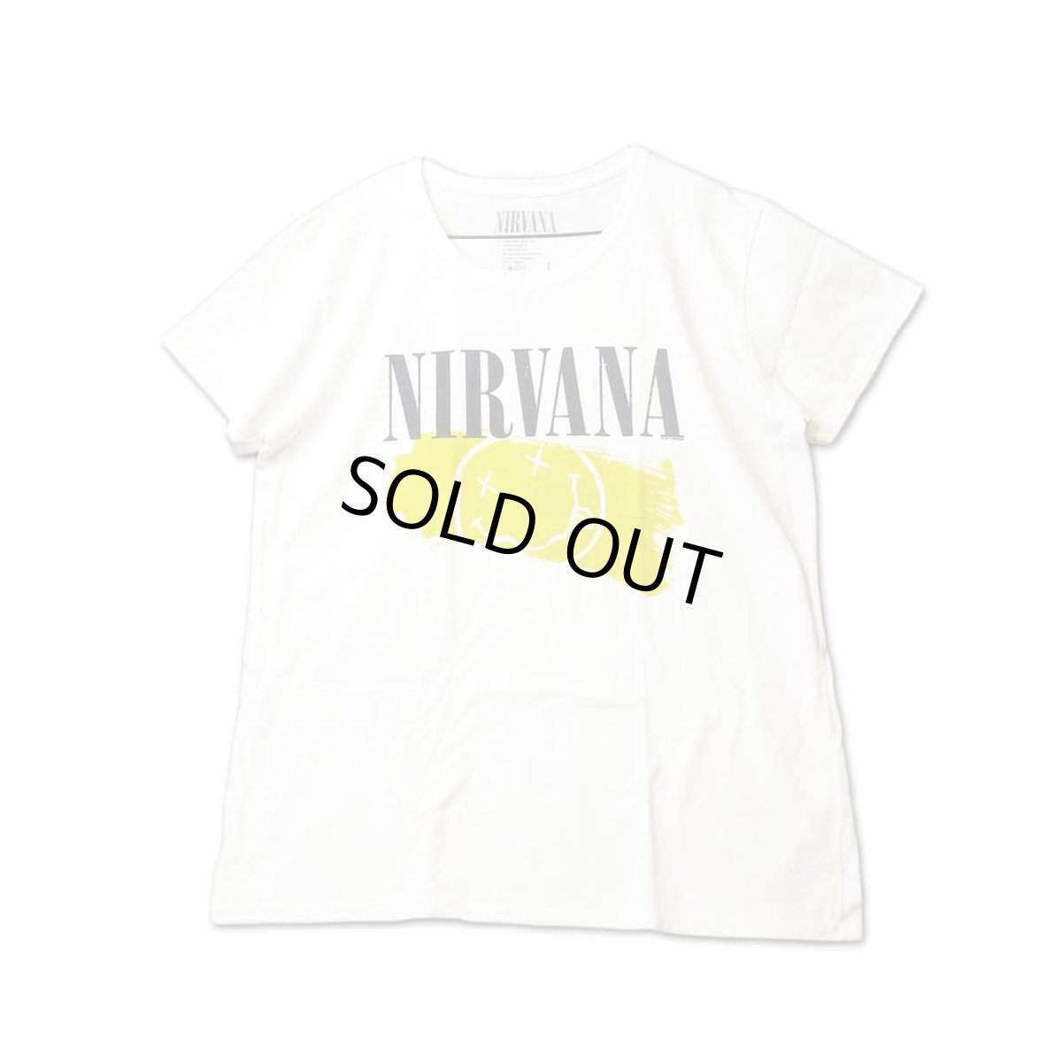 画像1: Nirvana バンドTシャツ ニルヴァーナ Painted Smile (1)