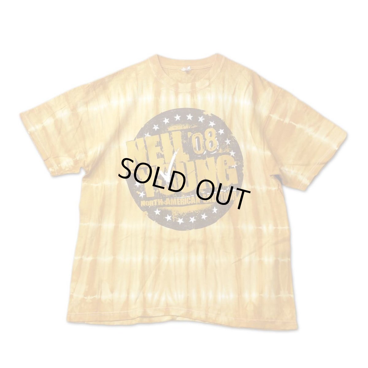 画像1: Neil Young Tシャツ ニール・ヤング North American Fall Tour 2008 Tie-Dye [Back Print] (1)