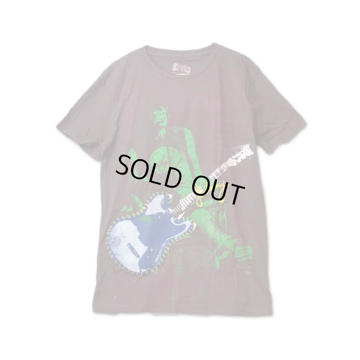 画像1: Ramones バンドTシャツ ラモーンズ Johnny Guitar SWAG [Back Print] (1)