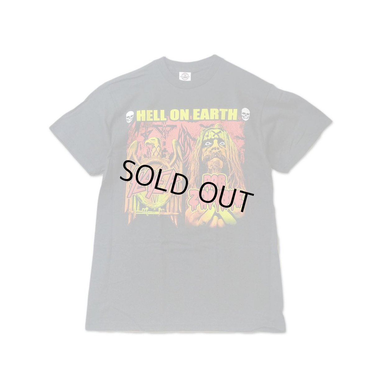 画像1: Slayer Rob Zombie Tシャツ スレイヤー ロブ・ゾンビ Hell On Earth 2011 Tour [Back Print] (1)
