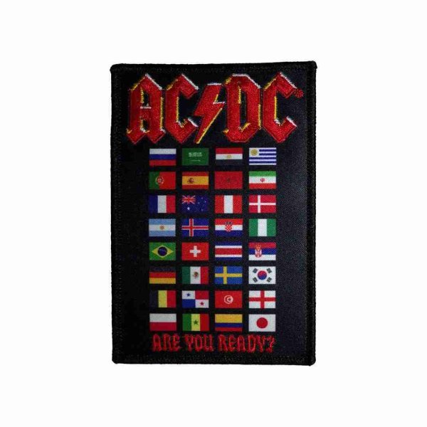 画像1: AC/DC アイロンパッチ／ワッペン エーシーディーシー Are You Ready? (1)