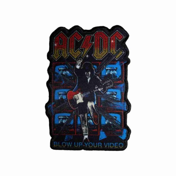 画像1: AC/DC アイロンパッチ／ワッペン エーシーディーシー Blow Up Your Video Cut-Out (1)