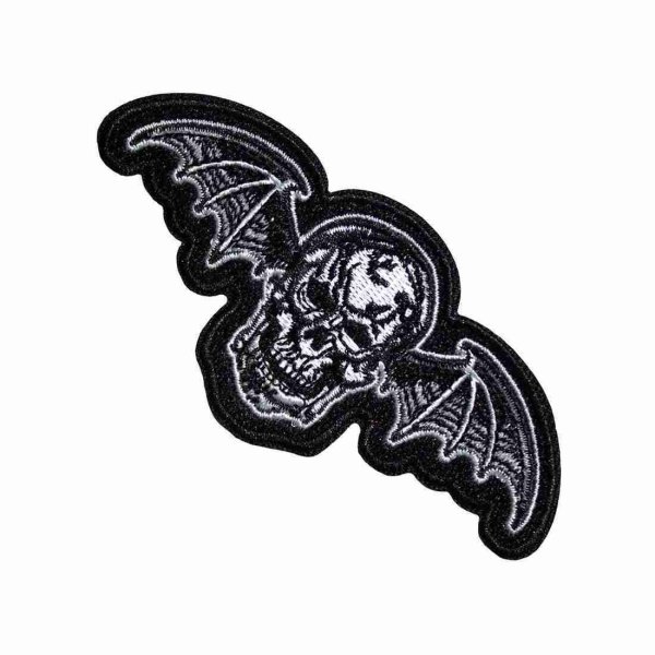 画像1: Avenged Sevenfold アイロンパッチ／ワッペン アヴェンジド・セヴンフォールド Deathbat Cut-Out (1)