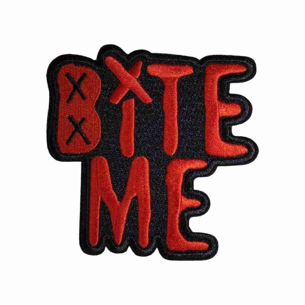 画像1: Avril Lavigne アイロンパッチ／ワッペン アヴリル・ラヴィーン Bite Me (1)