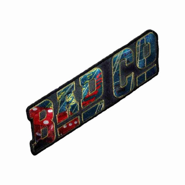 画像1: Bad Company アイロンパッチ／ワッペン バッド・カンパニー Dice In Logo (1)