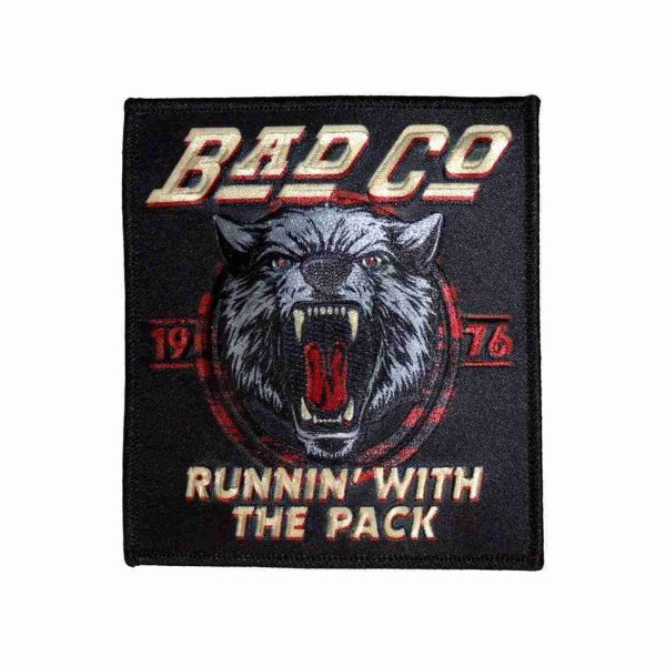 画像1: Bad Company アイロンパッチ／ワッペン バッド・カンパニー Runnin' With The Pack (1)