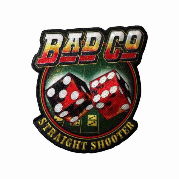 画像1: Bad Company アイロンパッチ／ワッペン バッド・カンパニー Straight Shooter (1)