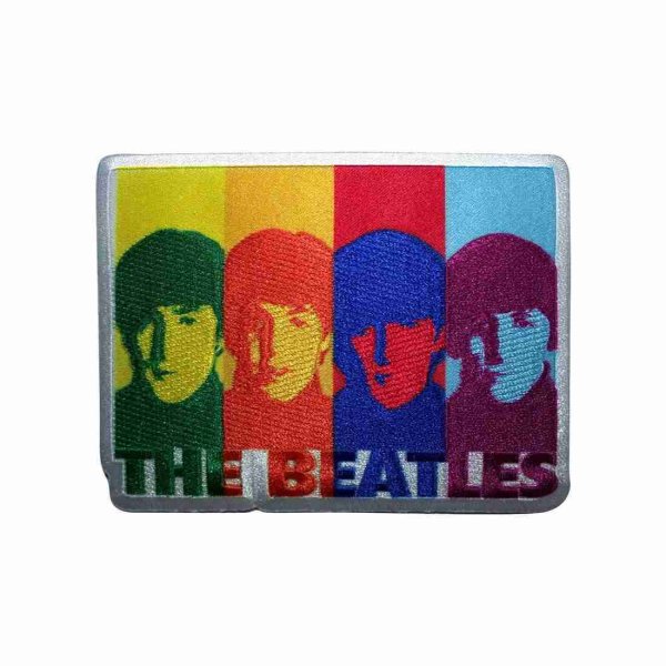 画像1: The Beatles アイロンパッチ／ワッペン ザ・ビートルズ Colour Head Shots (1)
