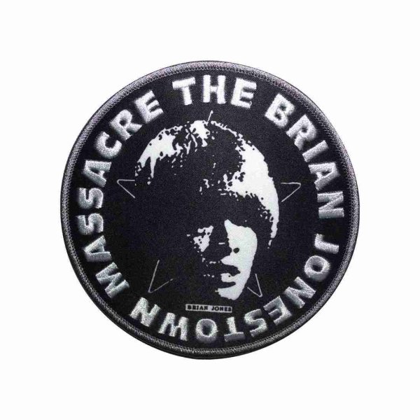 画像1: The Brian Jonestown Massacre アイロンパッチ／ワッペン ブライアン・ジョーンズタウン・マサカー Logo Black (1)