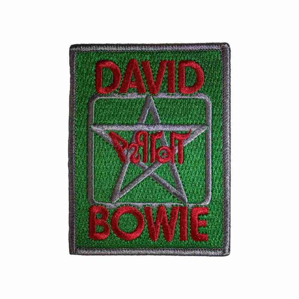 画像1: David Bowie アイロンパッチ／ワッペン デヴィッド・ボウイ Back Stage Pass (1)