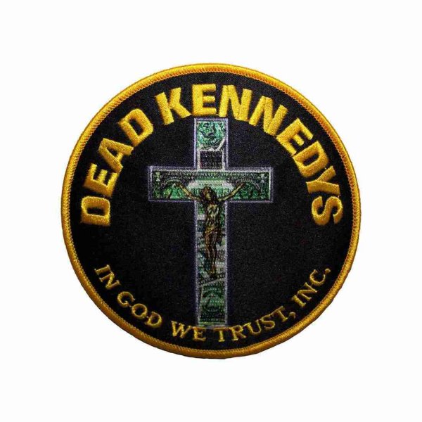 画像1: Dead Kennedys アイロンパッチ／ワッペン デッド・ケネディーズ In God We Trust (1)