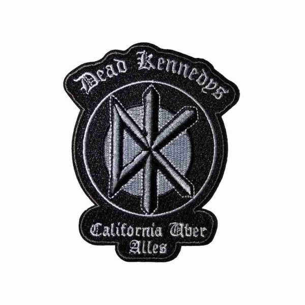 画像1: Dead Kennedys アイロンパッチ／ワッペン デッド・ケネディーズ California Uber Alles B&W (1)