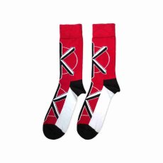画像2: Dead Kennedys ソックス 靴下 デッド・ケネディーズ Logo RED (2)