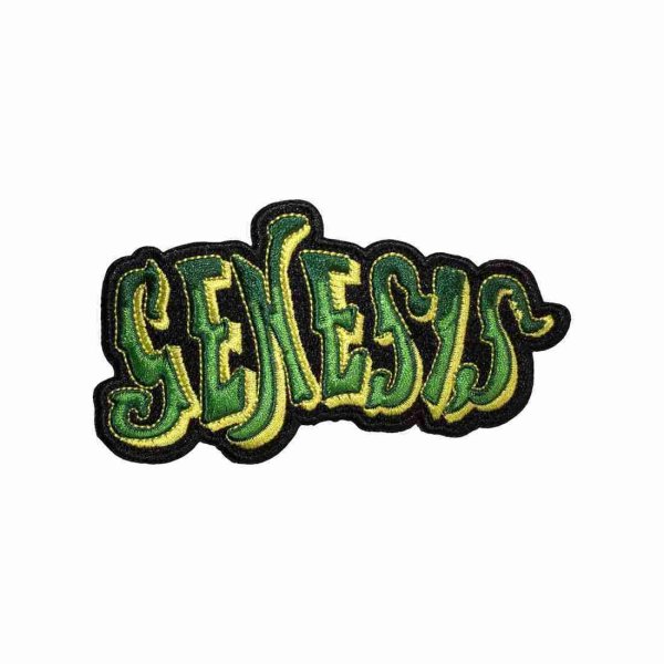 画像1: Genesis アイロンパッチ／ワッペン ジェネシス Classic Logo Cut-Out GREEN (1)