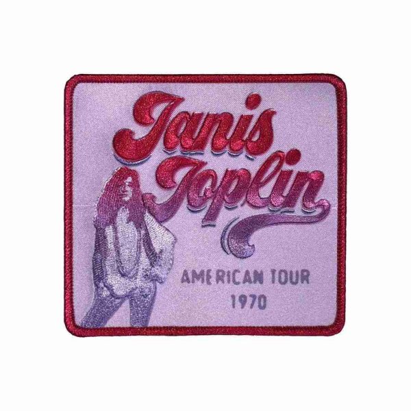 画像1: Janis Joplin アイロンパッチ／ワッペン ジャニス・ジョプリン American Tour 1970 (1)