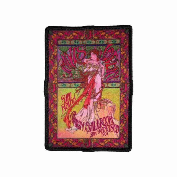 画像1: Janis Joplin アイロンパッチ／ワッペン ジャニス・ジョプリン Avalon Ballroom (1)