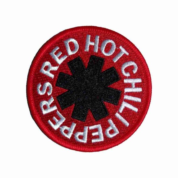 画像1: Red Hot Chili Peppers アイロンパッチ／ワッペン レッド・ホット・チリ・ペッパーズ Asterisk RED (1)