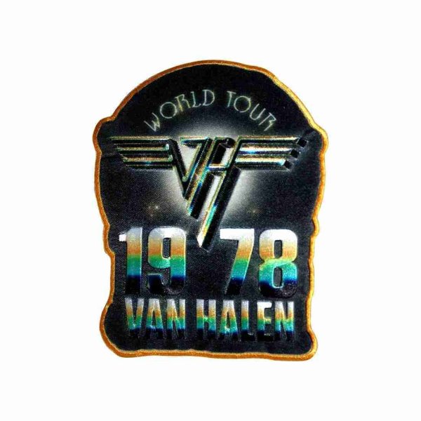 画像1: Van Halen アイロンパッチ／ワッペン ヴァン・ヘイレン World Tour 1978 (1)