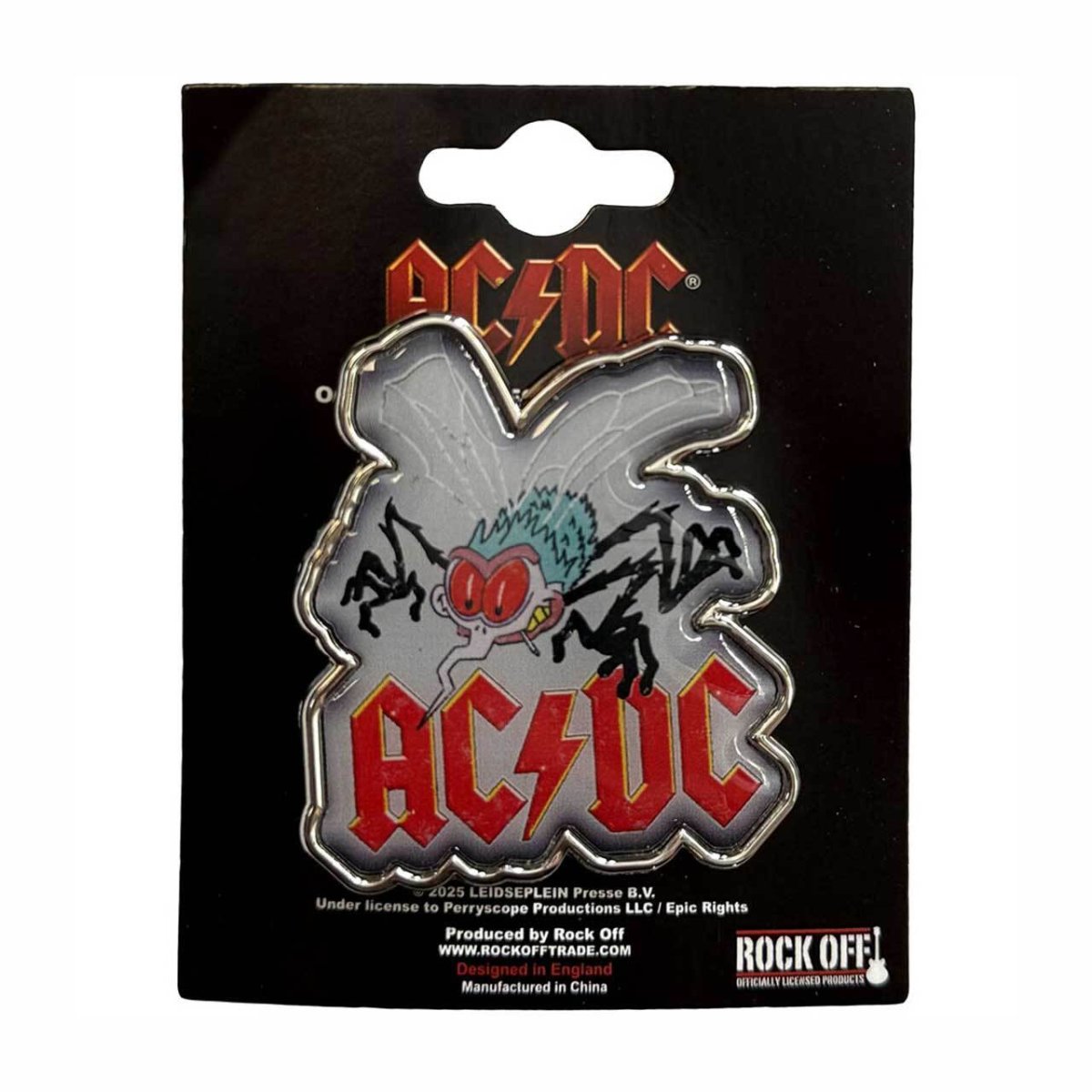 画像2: AC/DC メタルピンバッジ エーシーディーシー Fly (2)