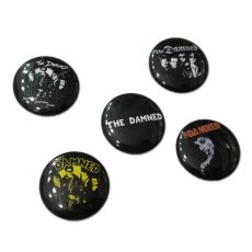 画像1: The Damned バッジ5個セット ザ・ダムド Young Hot Loud And Stiff (1)
