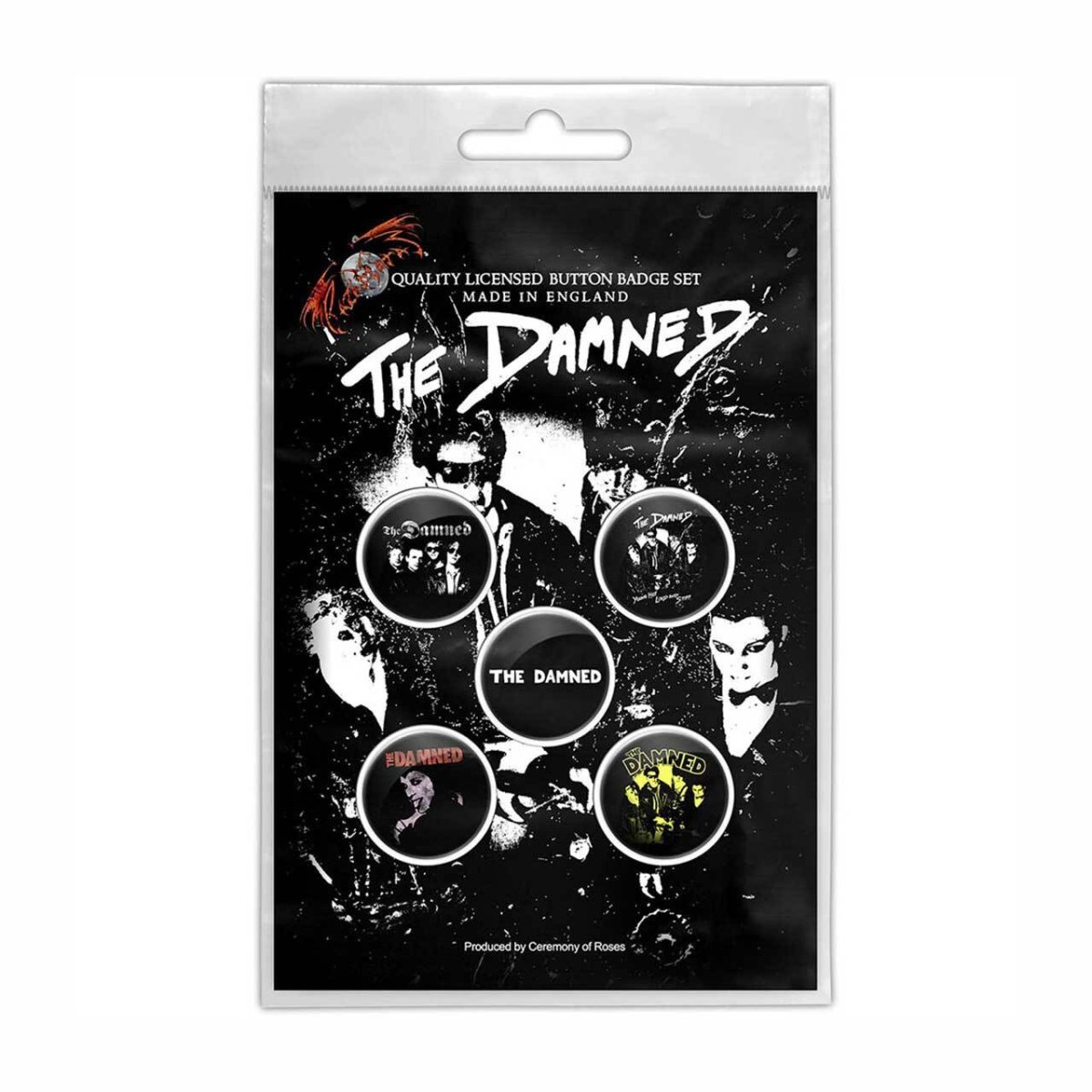 画像2: The Damned バッジ5個セット ザ・ダムド Young Hot Loud And Stiff (2)