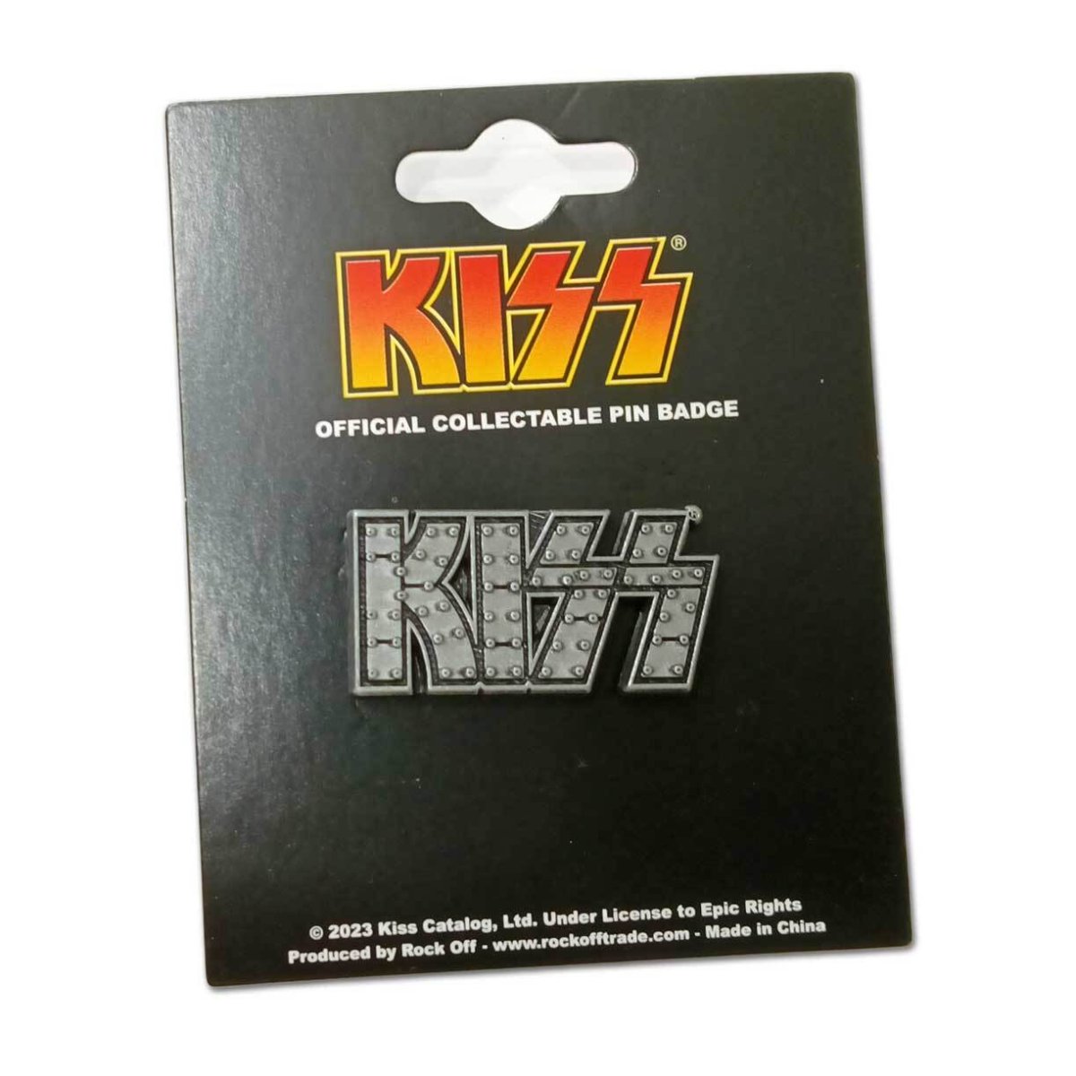 画像1: KISS メタルピンバッジ ジェネシス キッス Stud Logo (1)