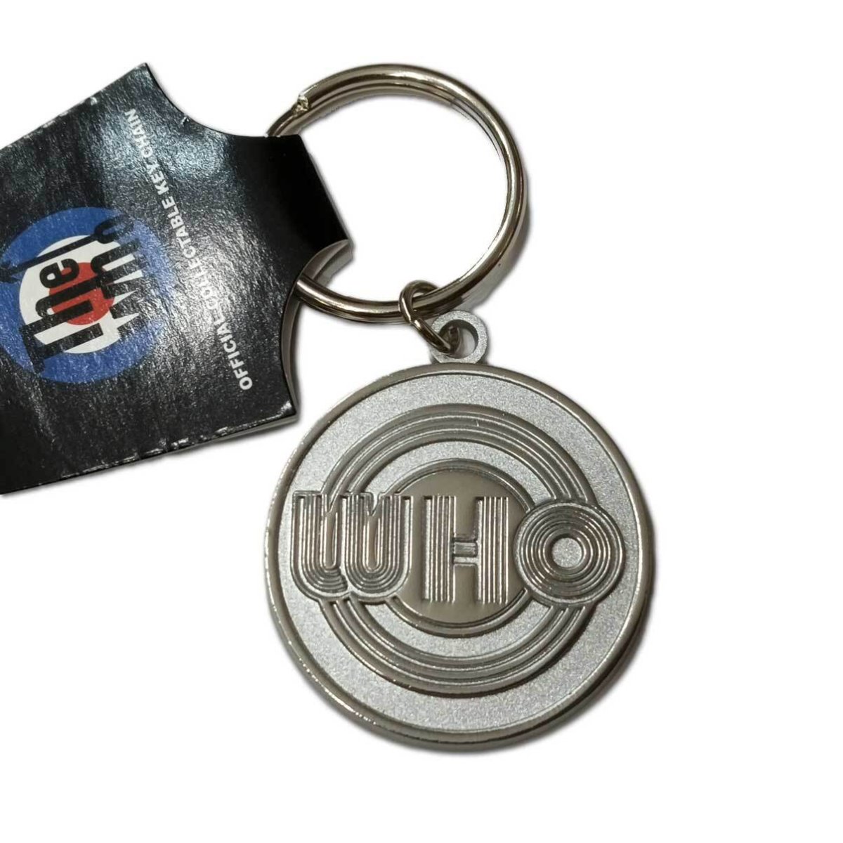 画像1: The Who メタルキーリング キーホルダー ザ・フー Circles Logo (1)