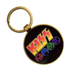 画像1: KISS メタルキーリング キーホルダー キッス Army & Icons Double-Sided (1)