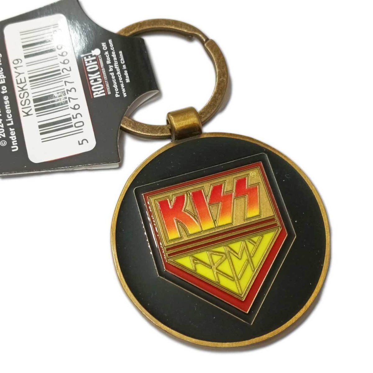 画像2: KISS メタルキーリング キーホルダー キッス Army & Icons Double-Sided (2)