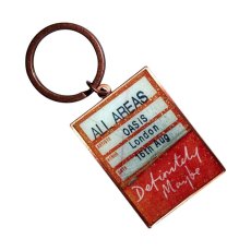 画像1: Oasis メタルキーリング キーホルダー オアシス Definitely Maybe AAA Setlist Double-Sided (1)