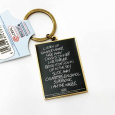 画像2: Oasis メタルキーリング キーホルダー オアシス Definitely Maybe AAA Setlist Double-Sided (2)