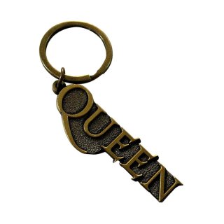 Queen メタルキーリング キーホルダー クイーン Crown Logo - バンドT
